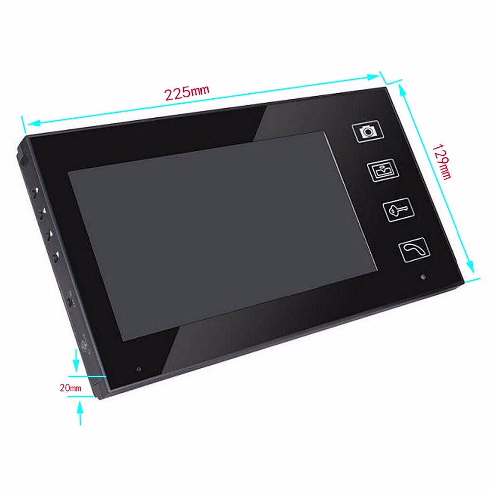 Wireless 7 inches Video Intercom Video Doorphone/Doorbell HD LCD Touch Screen Phone Two-way Clear Home Security Camera Monitor for Home Door Access Control Security 2025 - $207.99 –P5