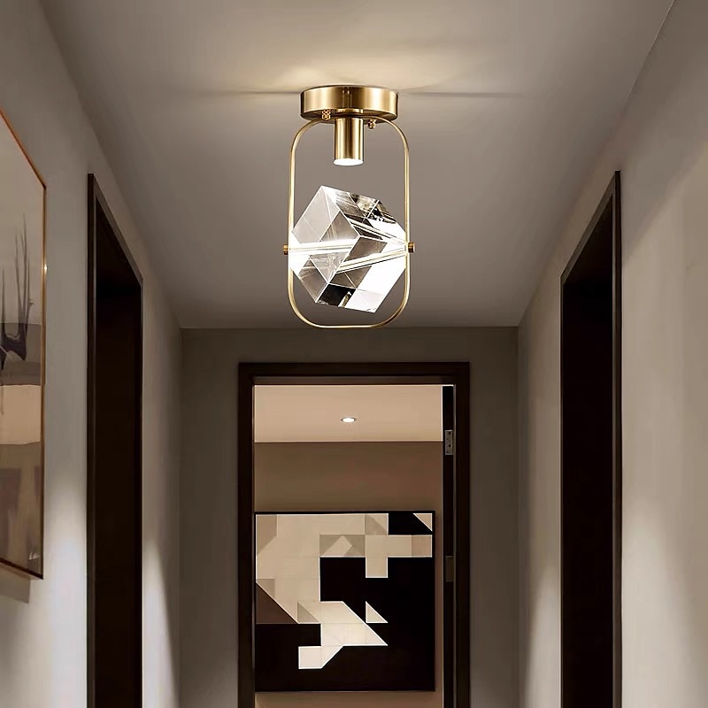 17 cm Design della lanterna Appliques da soffitto Rame Ottone Moderno 110-120V 220-240V / CE del 2025 a $245.39 –P4