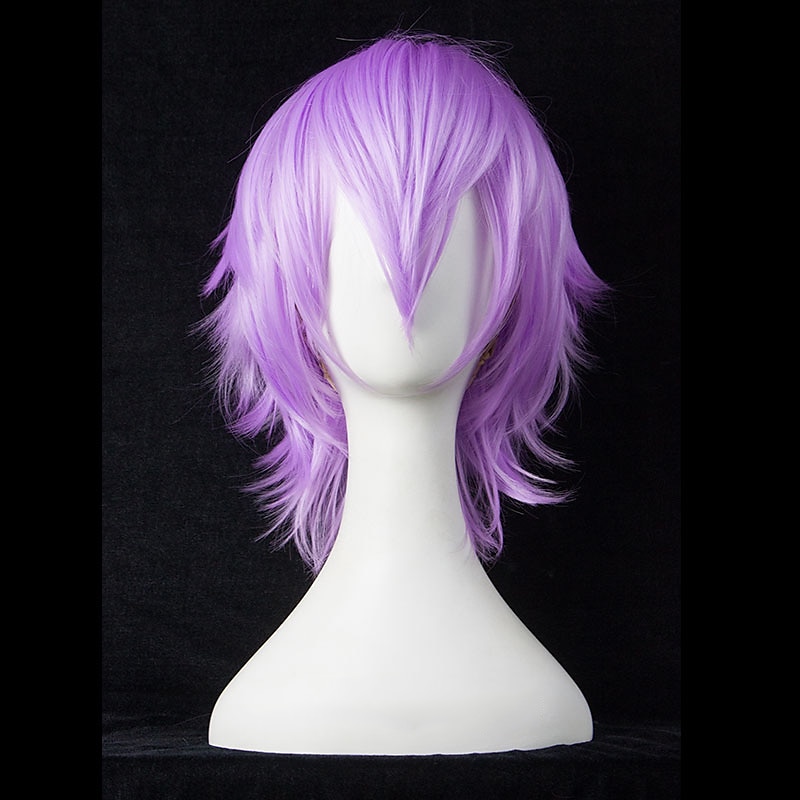 parrucche sintetiche corte per donna bianco viola blu biondo giallo nero rosso parrucca cosplay femminile parrucca carnevalesca in fibra ad alta temperatura del 2025 a $19.49 –P12