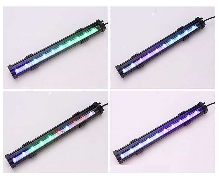 led växter odlingslampor fiskkar ljus färgglad bubbla liten klämma lampor akvarium bar strip lampa vattentät dekor rörlampa 2025 - $30.99 –P6