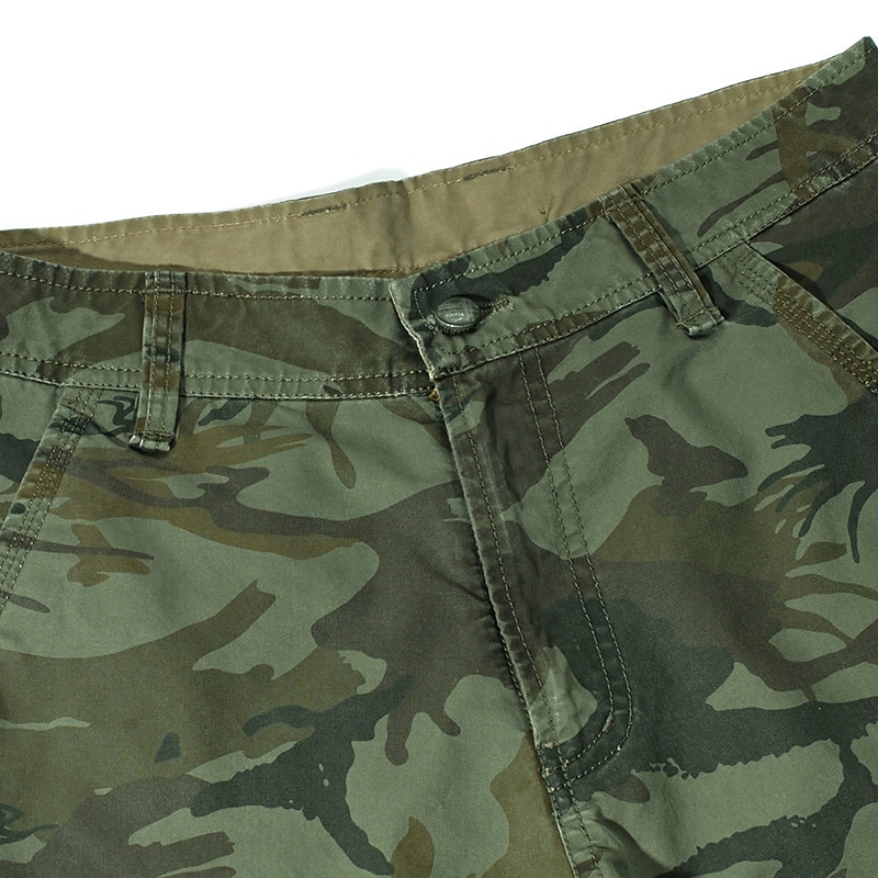 Per uomo Pantaloncini Tattici Pantaloncini cargo Pantaloncini mimetici Mimetico Ripstop Traspirante Sport & Outdoor Militare Giallo Verde militare del 2026 a $25.99 –P13