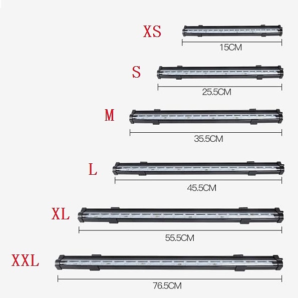 led växter odlingslampor fiskkar ljus färgglad bubbla liten klämma lampor akvarium bar strip lampa vattentät dekor rörlampa 2025 - $30.99 –P5