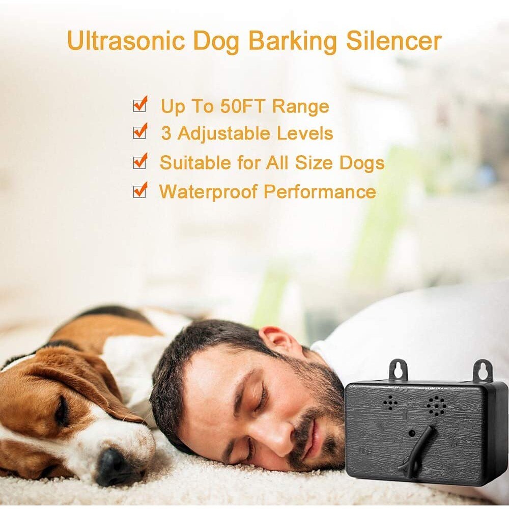 Dog Training Anti Bark Device Dog Barking Control Devices Dog Easy to InstallSonic Bark Deterrents Dog Anti Bark Plastic Ultrasonic For Pets 2025 - $30.99 –P6