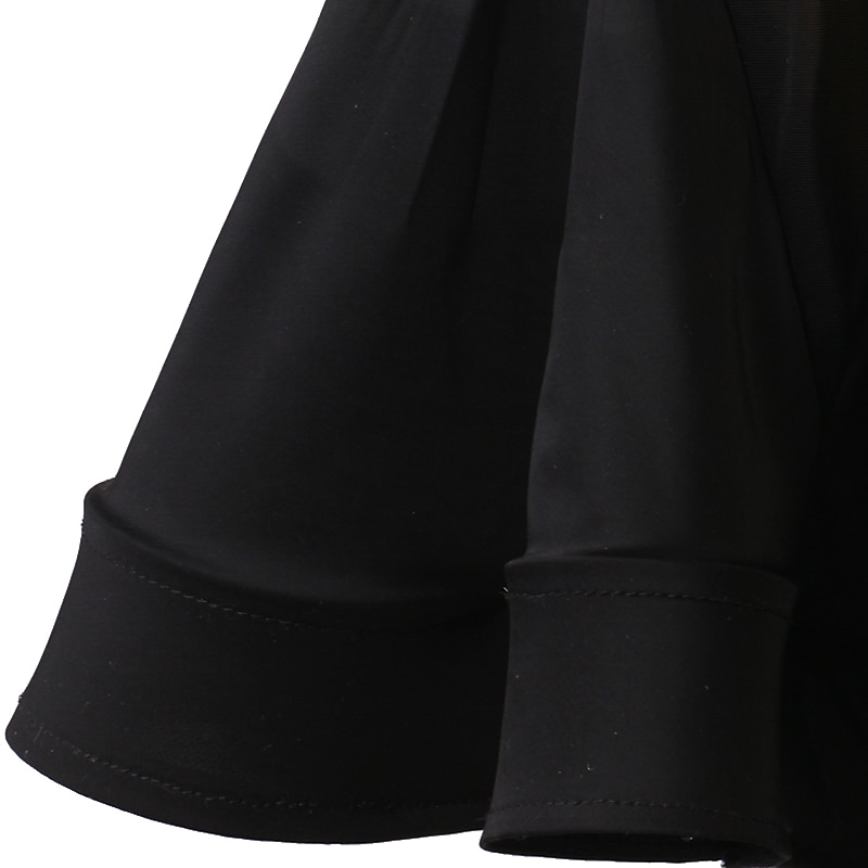 danse salsa latinsk dansekjole perlekrystaller / rhinestones paljetter kvinners performance langermet chinlon mesh 2025 - $216.29 –P1