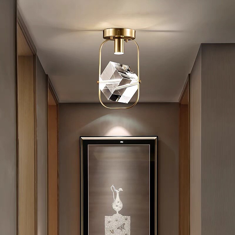 17 cm Design della lanterna Appliques da soffitto Rame Ottone Moderno 110-120V 220-240V / CE del 2025 a $245.39 –P3