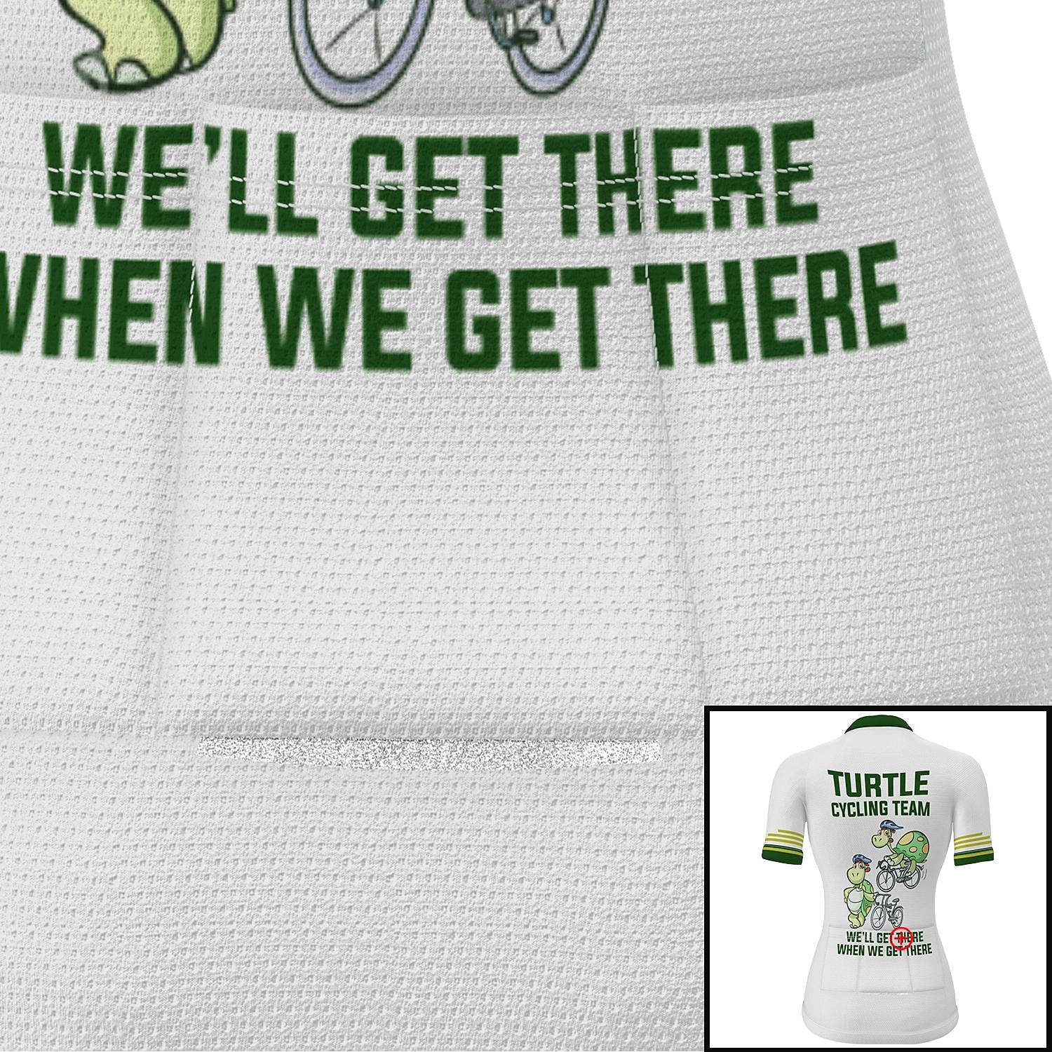Damen Radtrikot Grafik Gemustert Lustig Kurzarm Fahhrad Trikot Oberteil mit 3 Gesäßtaschen Mountainbike MTB Straßenradsport Schnelltrocknend Weich Reflektierende Streifen Rückentasche Sport Weiß Gelb 2026 - $30.99 –P8
