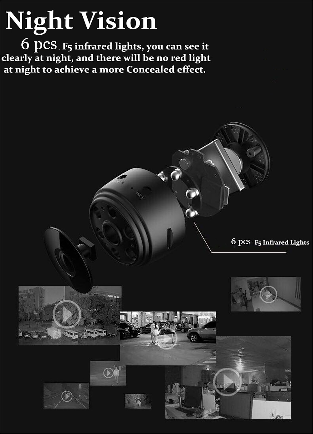 Mini Wi-Fi Camera IP Network Surveillance Cam 1080P HD Wireless Nanny Cam With Night Vision Motion Detection Portable Video Recorder Covert Security Camera 2025 - $16.99 –P10