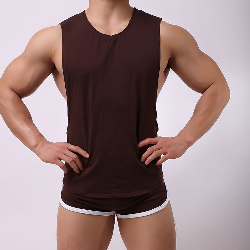Per uomo Canotta da corsa Canotta per allenamento Senza maniche Gilet / Gilet Sportivo Estate Cotone Traspirante Asciugatura rapida Traspirazione umidità Morbido Allenamento in palestra Corsa del 2025 a $16.49 –P7
