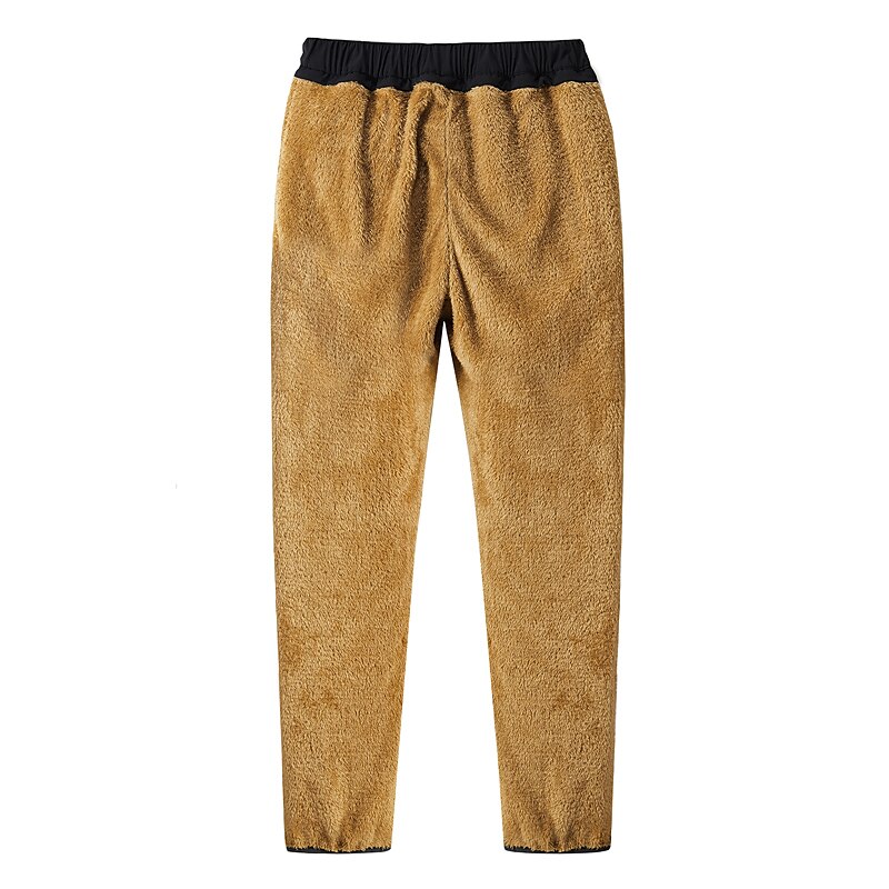Herren Wasserdichte Wanderhose Fleece-gefütterte Hose Softshellhosen Winter Außen Regular Fit warm Fleece-Futter Abnehmbares Vlies Atmungsaktiv Hosen / Regenhose Unten Dunkelgrau Schwarz / Orange 2025 - $55.99 –P1