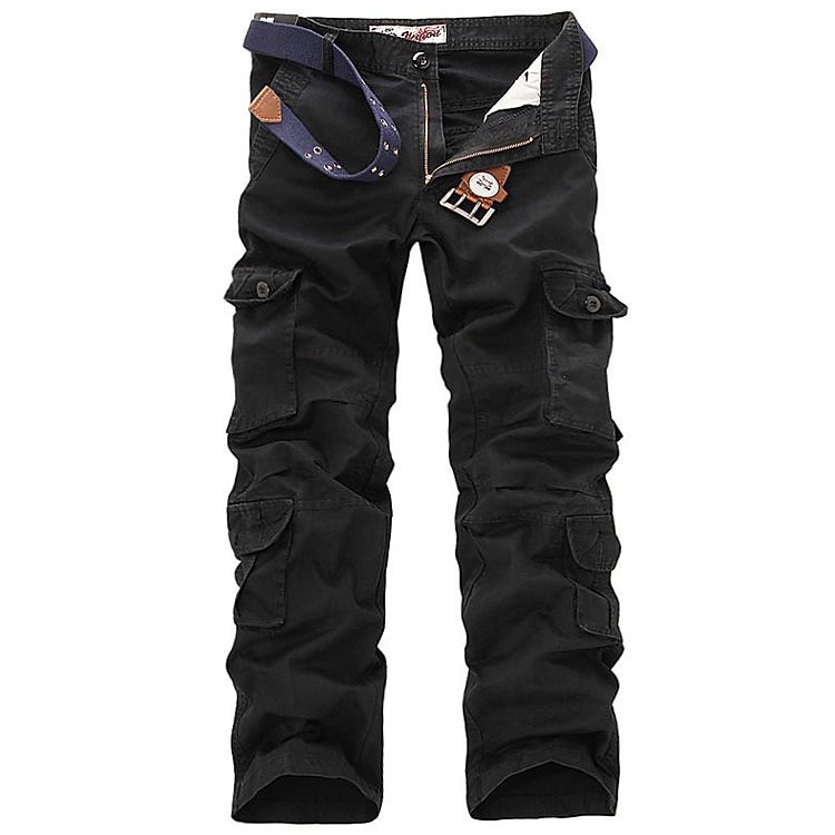 Herren Cargohosen Wanderhosen Arbeitshosen Tarnung Sommer Frühling Winter Außen Ripstop Multi-Pocket Weich Verschleißfestigkeit Hosen Unterteile Schwarz Armeegrün Baumwolle Arbeit Jagd Angeln 28 29 2026 - $46.99 –P4