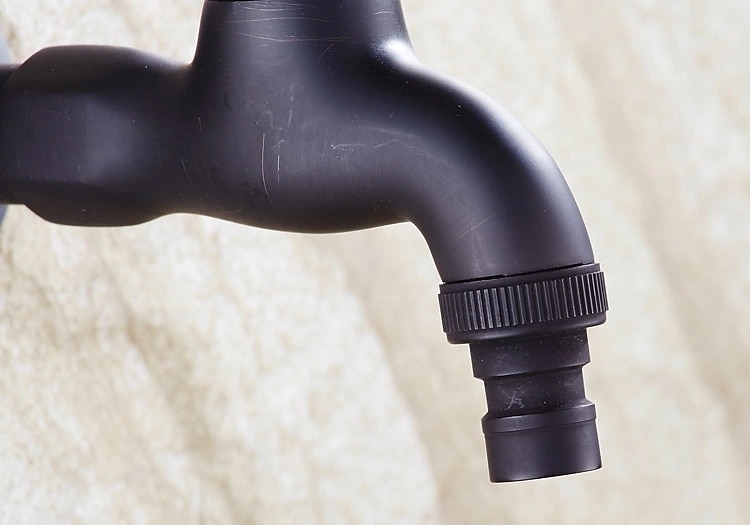 Outdoor Faucet Wall Mounted Single Handle/Outdoor/Indoor One Hole Centerset Retro Vintage Decorative Solid Brass Bathroom Sink Faucet Faucet Tap 2025 - $29.99 –P6