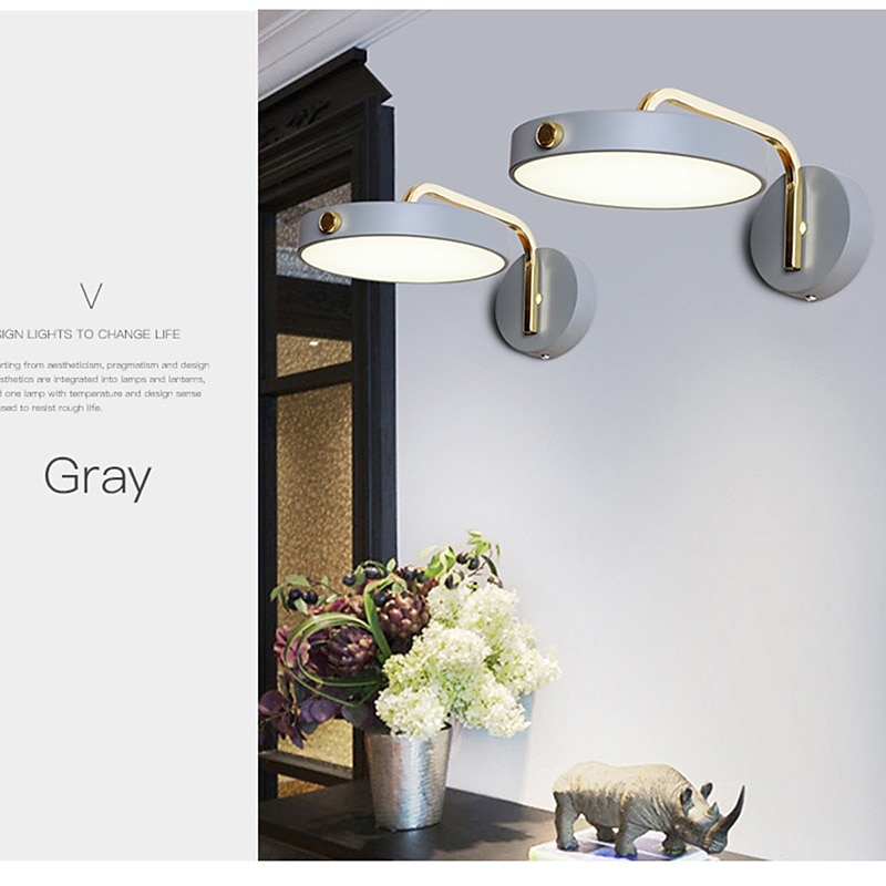 Creative LED Wall Light Modern Iron Wall Sconce for Bedroom Dining Room 220-240V 10W Integrated CE Certified 2025 - $132.99 –P1