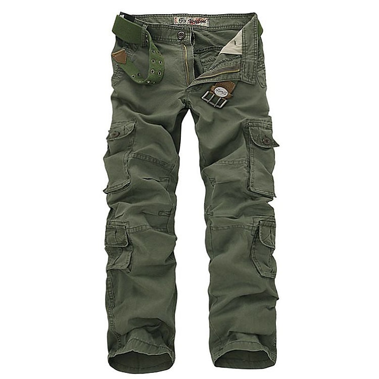 Herren Cargohosen Wanderhosen Arbeitshosen Tarnung Sommer Frühling Winter Außen Ripstop Multi-Pocket Weich Verschleißfestigkeit Hosen Unterteile Schwarz Armeegrün Baumwolle Arbeit Jagd Angeln 28 29 2026 - $46.99 –P2