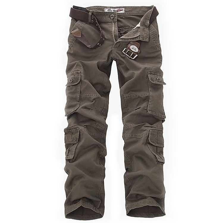 Herren Cargohosen Wanderhosen Arbeitshosen Tarnung Sommer Frühling Winter Außen Ripstop Multi-Pocket Weich Verschleißfestigkeit Hosen Unterteile Schwarz Armeegrün Baumwolle Arbeit Jagd Angeln 28 29 2026 - $46.99 –P3