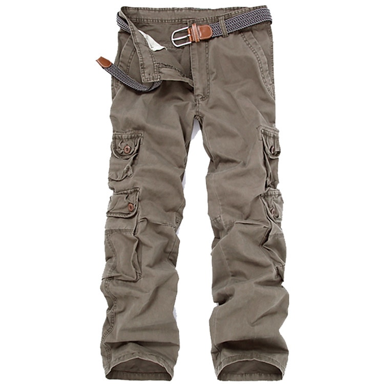 Men's Work Pants Hiking Cargo Pants Hiking Pants Trousers Camo Winter Summer Outdoor Ripstop Multi-Pockets Breathable Soft Cotton Pants / Trousers Army Green Khaki Black Coffee Work Hunting Fishing 2025 - $48.99 –P3