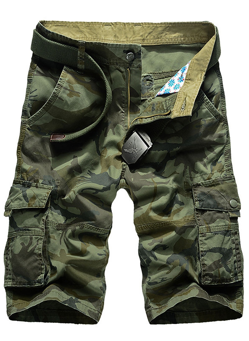 Per uomo Pantaloncini Tattici Pantaloncini cargo Pantaloncini mimetici Mimetico Ripstop Traspirante Sport & Outdoor Militare Giallo Verde militare del 2026 a $25.99 –P5