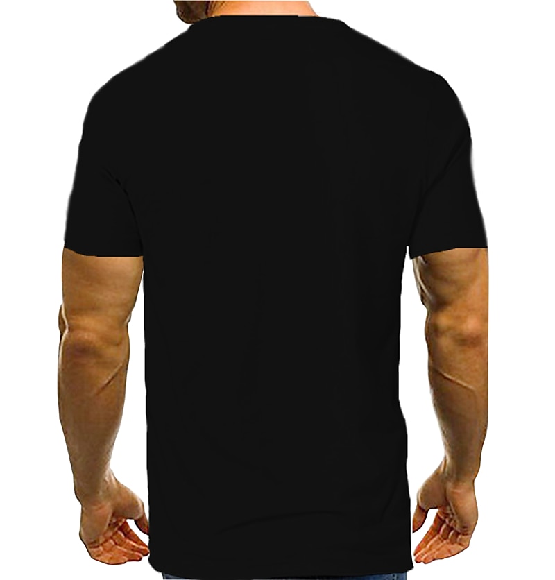 Men's Graphic Tee Tuxedo Shirts Short Sleeve T shirt 3D Print Round Neck Shirt Exaggerated Basic Daily Black White Yellow Clothing Apparel Normal S M L XL XXL 3XL 4XL 2025 - $17.99 –P8