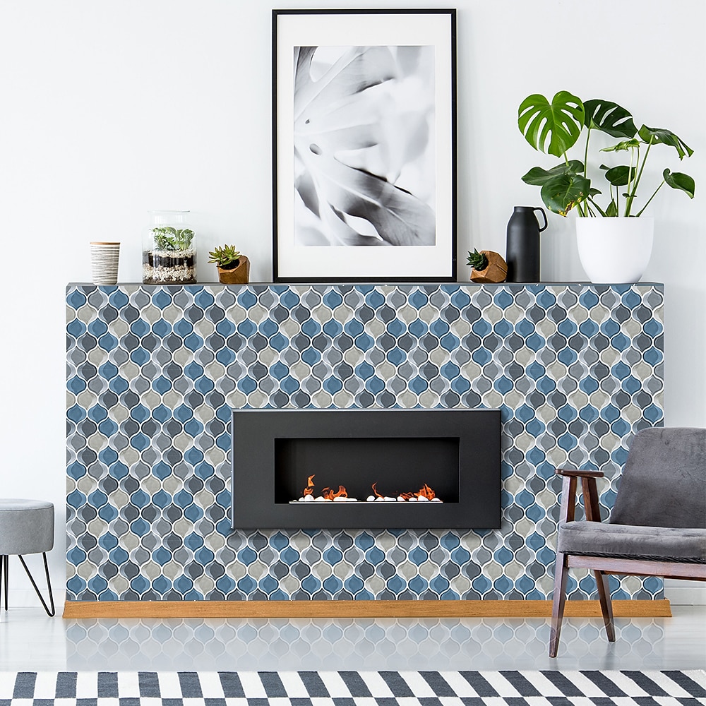 10 stk imitert epoksy fliser klistremerke farge lanterne vegg klistremerke hus renovering DIY selvklebende pvc tapet maling kjøkken vanntett og oljetett vegg klistremerke 2025 - $13.99 –P1