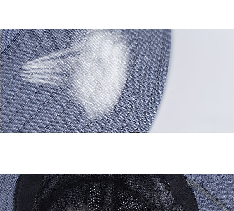 Hombre Gorro para el Sol Sombrero Bob Al aire libre Empacable UPF50+ Protección UV Secado rápido Primavera Verano Sombrero Malla Camping / Senderismo Caza Pesca Verde Ejército Gris Caqui 2025 - $11.59 –P10