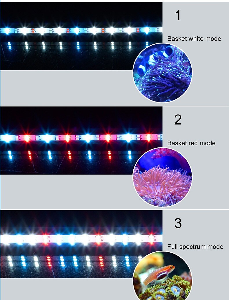 Aquarium Light LED Waterproof Fish Tank Light Underwater Fish Lamp Aquariums Decor Lighting Plant Grow Lamp 220-240V 2025 - $31.99 –P9