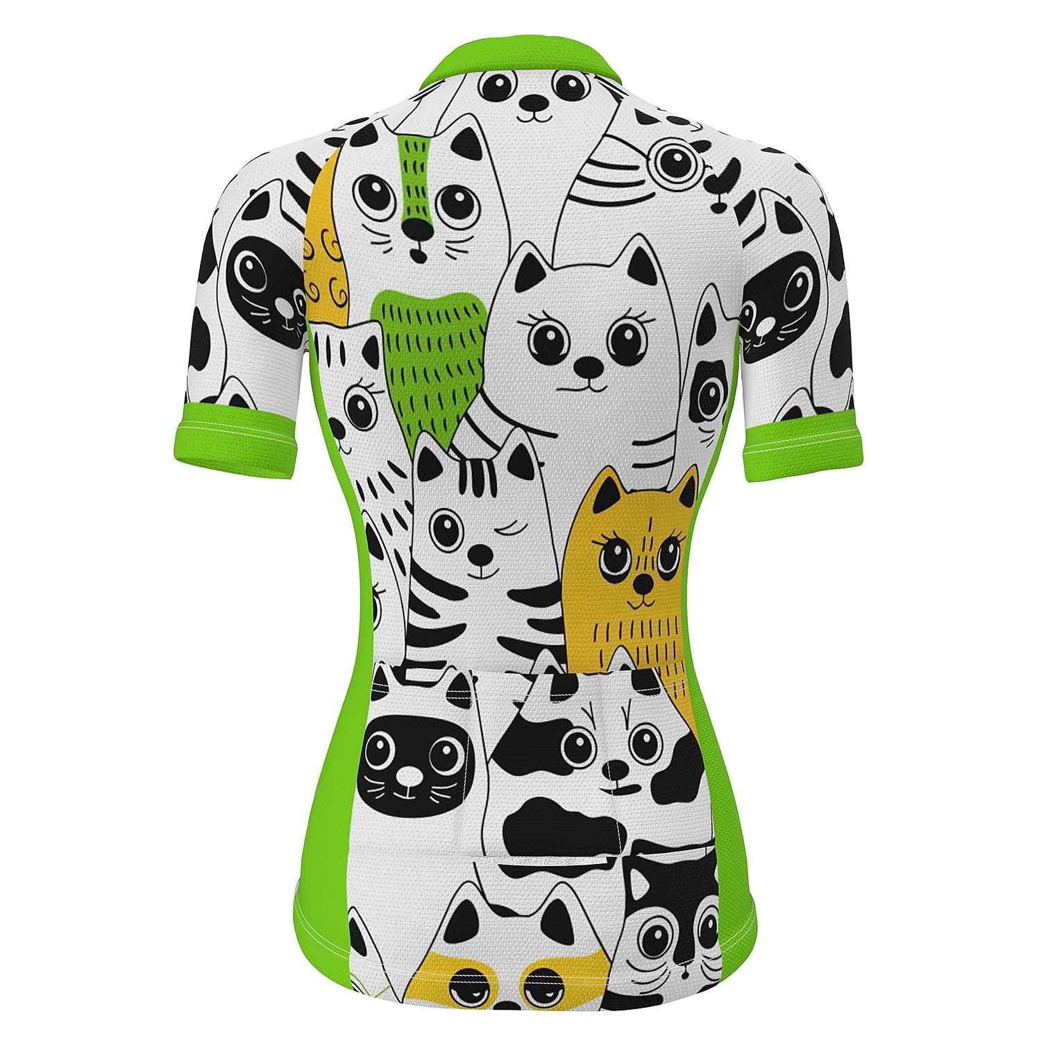 2026年 女性用 サイクリングジャージー 動物 虹色 勾配 半袖 バイク ジャージー トップス 3つのリアポケット付き マウンテンサイクリング ロードバイク 速乾性 ソフト 反射性ストリップ 後ポケット スポーツ ホワイト グリーン ローズレッド 衣類  コレクション – $30.99 –P9