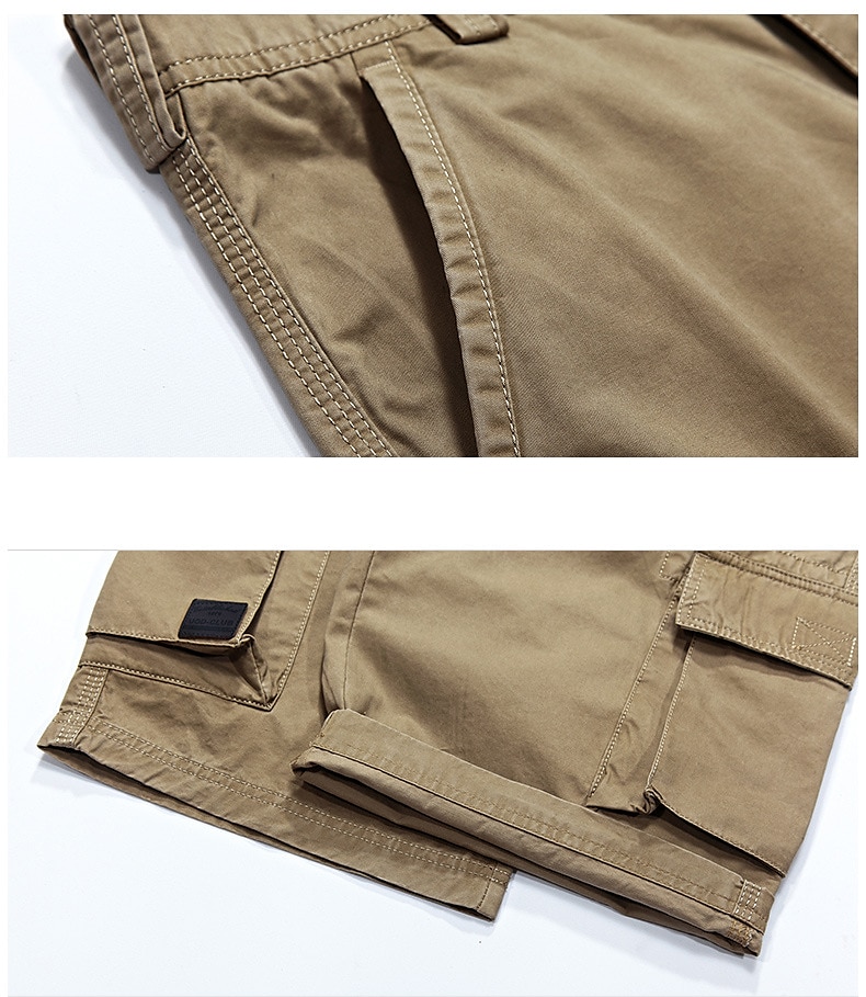Herren Kurze Hose für Wanderer Cargo-Wandershorts Militär Volltonfarbe Sommer Außen 12" Komfort Ripstop Multi-Pocket Atmungsaktiv Baumwolle Knielänge Kurze Hose Armeegrün Khaki Burgund Grün Schwarz 2025 - $31.99 –P2