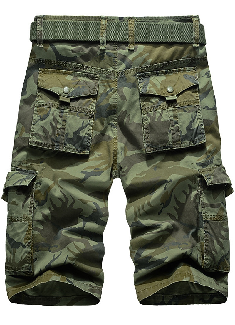 Per uomo Pantaloncini Tattici Pantaloncini cargo Pantaloncini mimetici Mimetico Ripstop Traspirante Sport & Outdoor Militare Giallo Verde militare del 2026 a $25.99 –P6