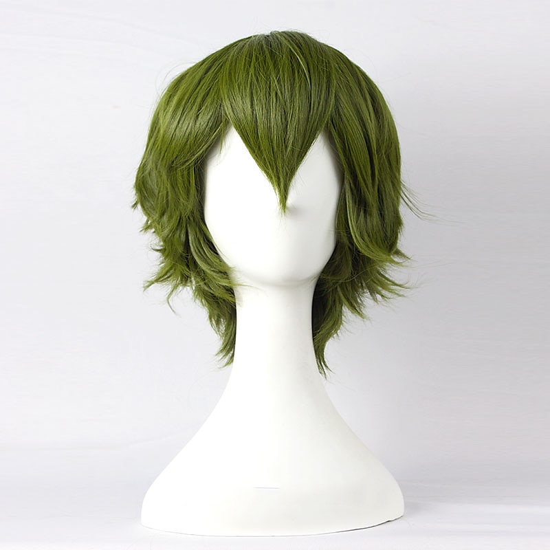 parrucche sintetiche corte per donna bianco viola blu biondo giallo nero rosso parrucca cosplay femminile parrucca carnevalesca in fibra ad alta temperatura del 2025 a $19.49 –P11