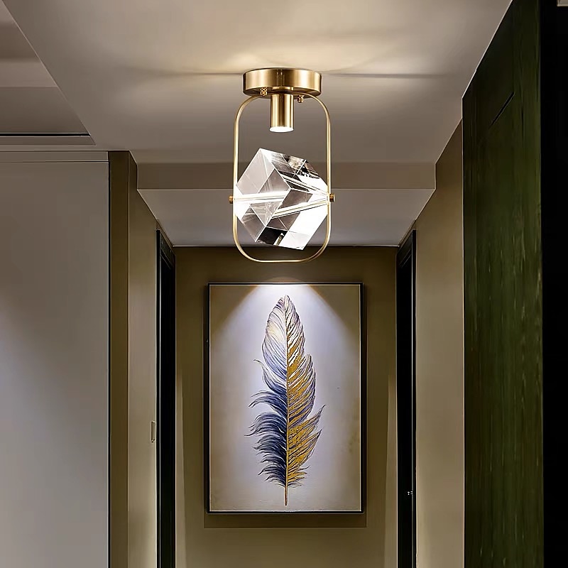 17 cm Design della lanterna Appliques da soffitto Rame Ottone Moderno 110-120V 220-240V / CE del 2025 a $245.39 –P2