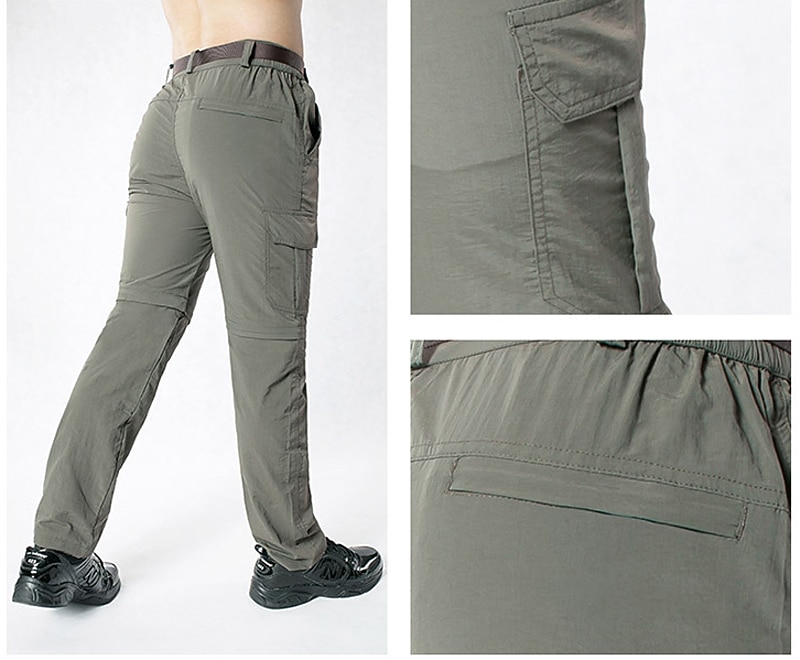 Miesten Irtolahjehousut Vaellushousut Työhousut Kesä Ulko- Ripstop Ihoystävällinen Multi-Pocket Nopea kuivuminen Housut Musta Armeijan vihreä Metsästys Kalastus Kiipeily M L XL XXL XXXL 2025 - $38.99 –P7