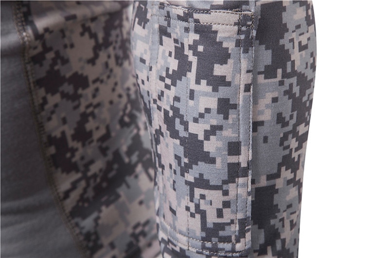 Herr Stridskjorta Jakt-T-shirt med kamouflagemönster Taktisk militärskjorta Kamouflage Långärmad Utomhus Vår Höst Snabb tork Svettavvisande Bekväm Andningsfunktion Överdelar Polyester Camping 2025 - $18.49 –P15