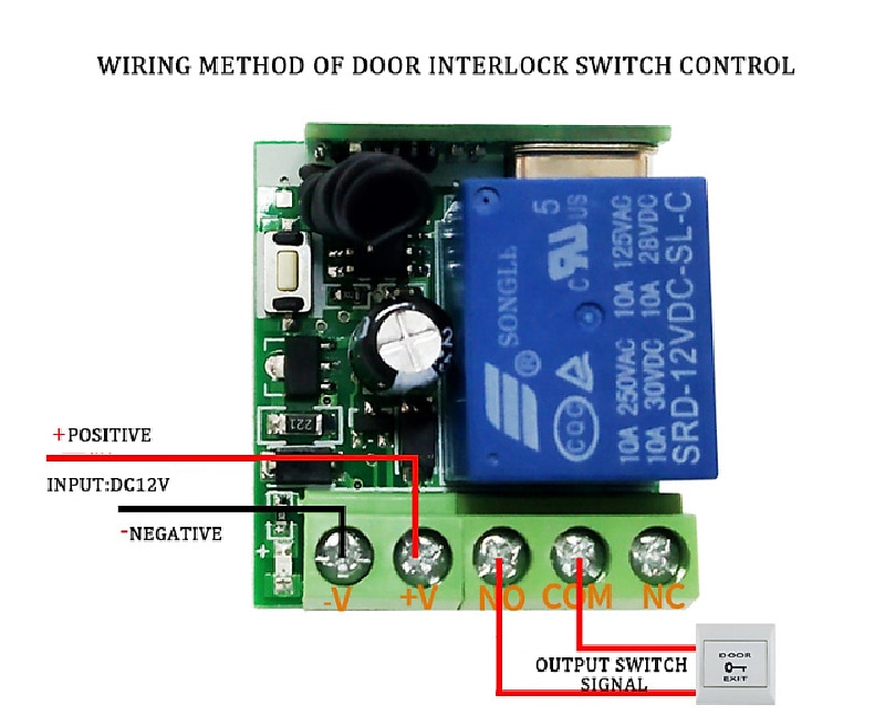 2025年 rf ワイヤレスリモコンスイッチリレー 433mhz dc 12v 1ch 受信機モジュール学習コード送信機リモート  コレクション – $19.99 –P5