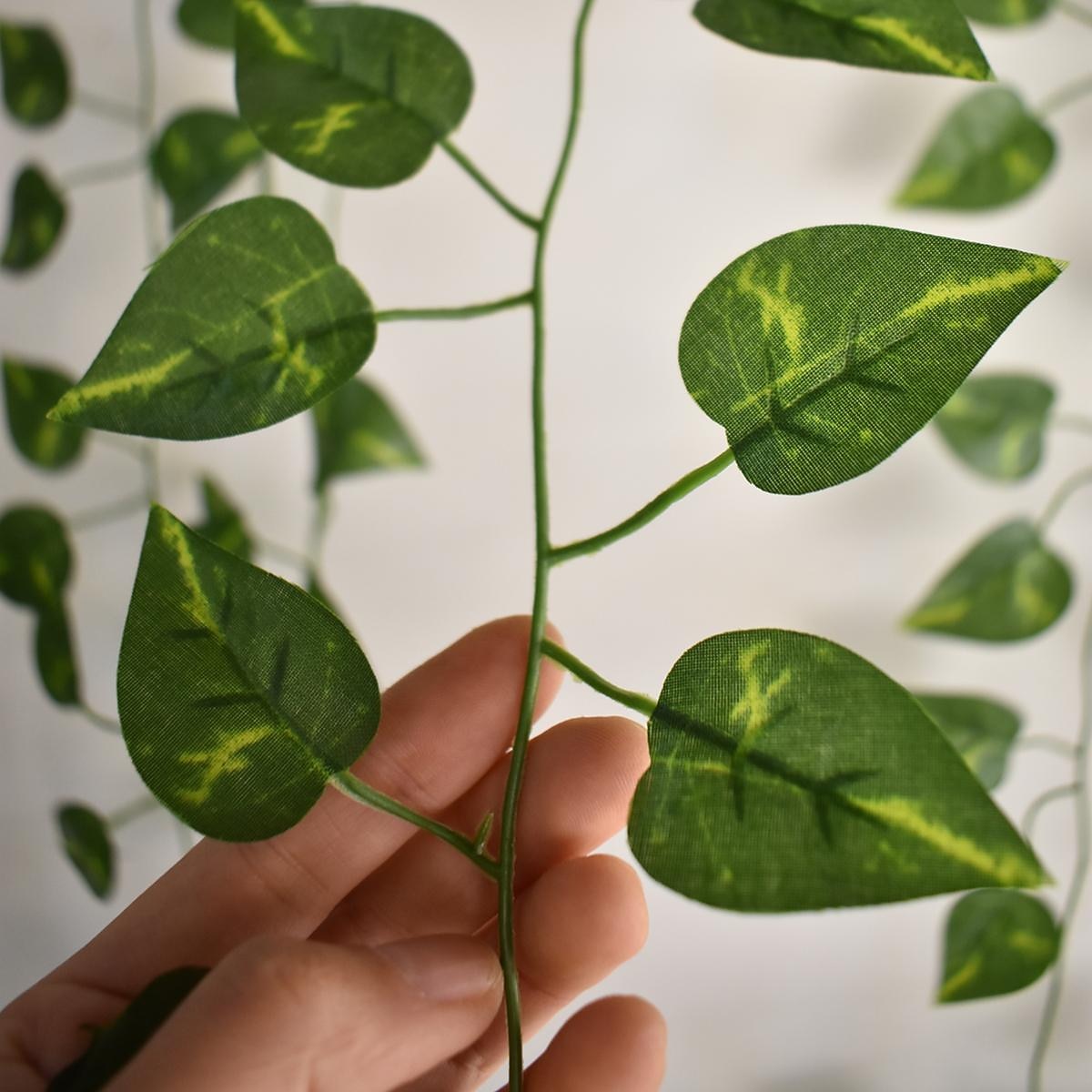 12Pcs 220Cm/87“ Artificial Plants Vine Wall Decor Wedding Party Decorative Artificial Leaves Greenery Artificial Hanging Plants For Wedding Wall Decor, Party Room Decor 2026 - $19.99 –P6