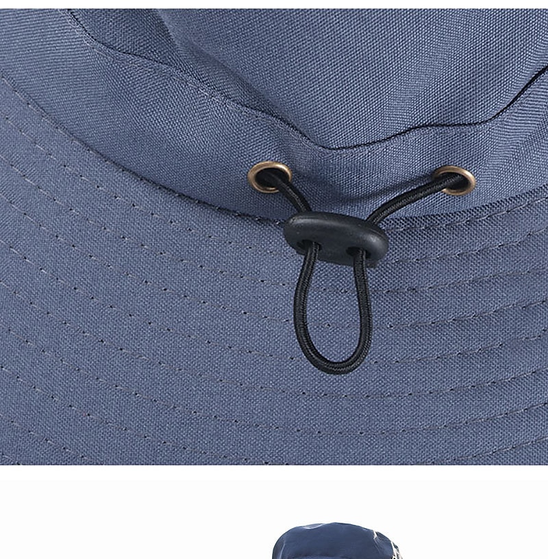 Hombre Gorro para el Sol Sombrero Bob Al aire libre Empacable UPF50+ Protección UV Secado rápido Primavera Verano Sombrero Malla Camping / Senderismo Caza Pesca Verde Ejército Gris Caqui 2025 - $11.59 –P12