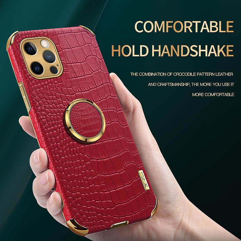 telefoon hoesje Voor iPhone 16 15 14 Pro Max Plus iPhone 13 12 11 Pro Max Mini Achterkant Schokbestendig TPU PU-nahka 2025 - $13.99 –P6