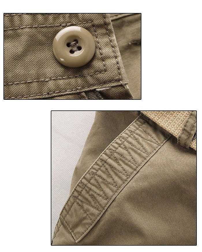 Herren Cargohosen Wanderhosen Arbeitshosen Tarnung Sommer Frühling Winter Außen Ripstop Multi-Pocket Weich Verschleißfestigkeit Hosen Unterteile Schwarz Armeegrün Baumwolle Arbeit Jagd Angeln 28 29 2026 - $46.99 –P9