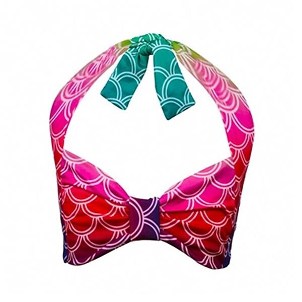 Kinderen Voor meisjes 3 stuks Zeemeermin zwemkleding Badmode Bikini Bikini Zwemmen Kleurenblok Regenboog Actief leuke Style Blote rug Badpakken 2-9 jaar Zomer Regenboog 2025 - $32.99 –P2