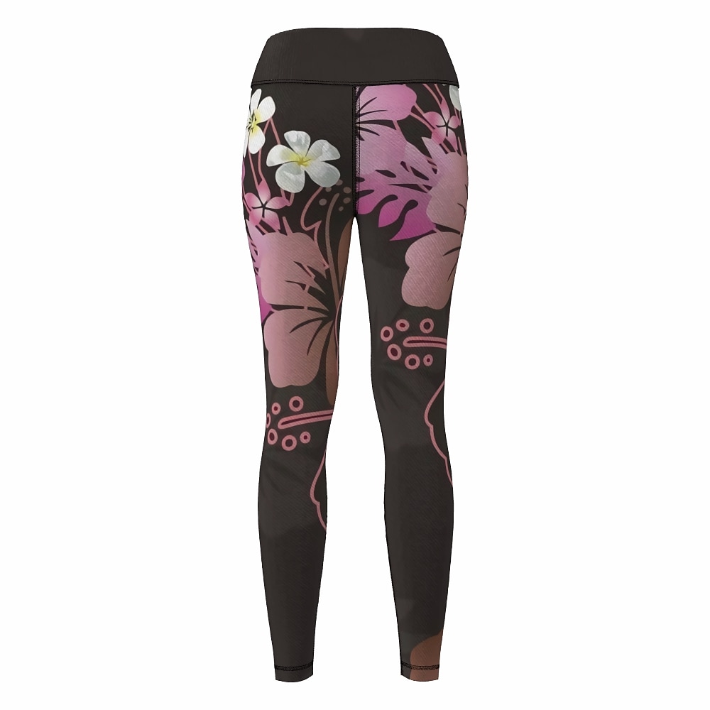 Mujer Pantalones de yoga Levantamiento de tope Control de barriga Alta cintura Entrenamiento de gimnasio Corriendo Aptitud física Mallas Leggings Leggings Estampado Floral Marrón Otoño Invierno 2026 - $12.99 –P5