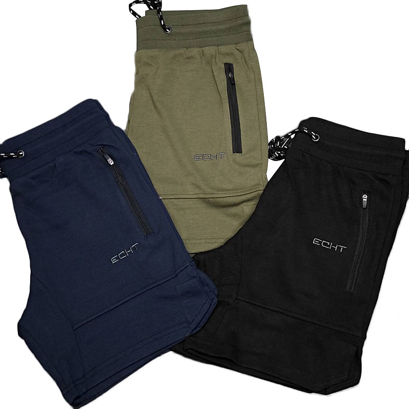 Herr Svett shorts Snörning Elastisk midja Slät Andningsfunktion Sport Kort Dagligen Strand Ledig / Sportig Fritids- ArmyGreen Svart Microelastisk 2025 - $20.99 -P5