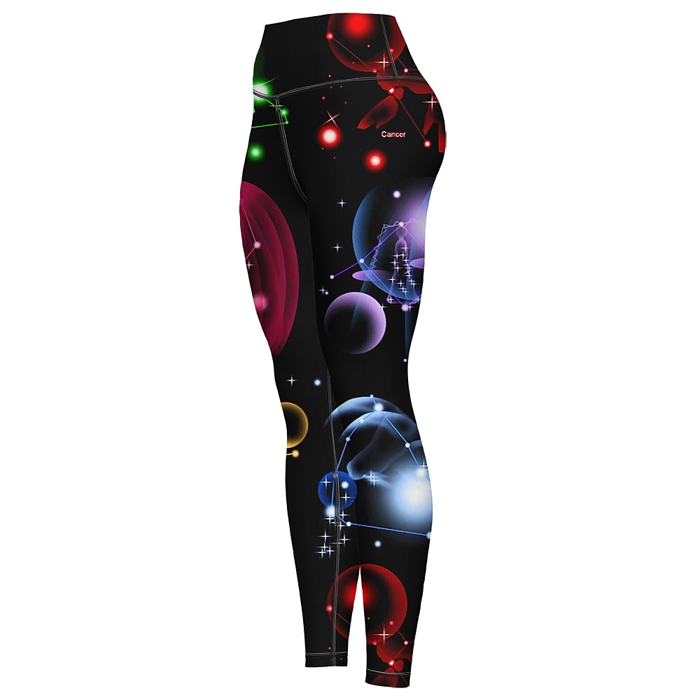 Γυναικεία Παντελόνι για γιόγκα Αντίστροφη καρότσα Έλεγχος κοιλιάς Ψηλή Μέση Γυμναστήριο προπόνηση Τρέξιμο Καταλληλότητα Καλσόν Ποδηλασία Κολάν Σχέδιο γαλαξίας Μαύρο Φθινόπωρο Χειμώνας Αθλητισμός 2026 - $25.99 –P4