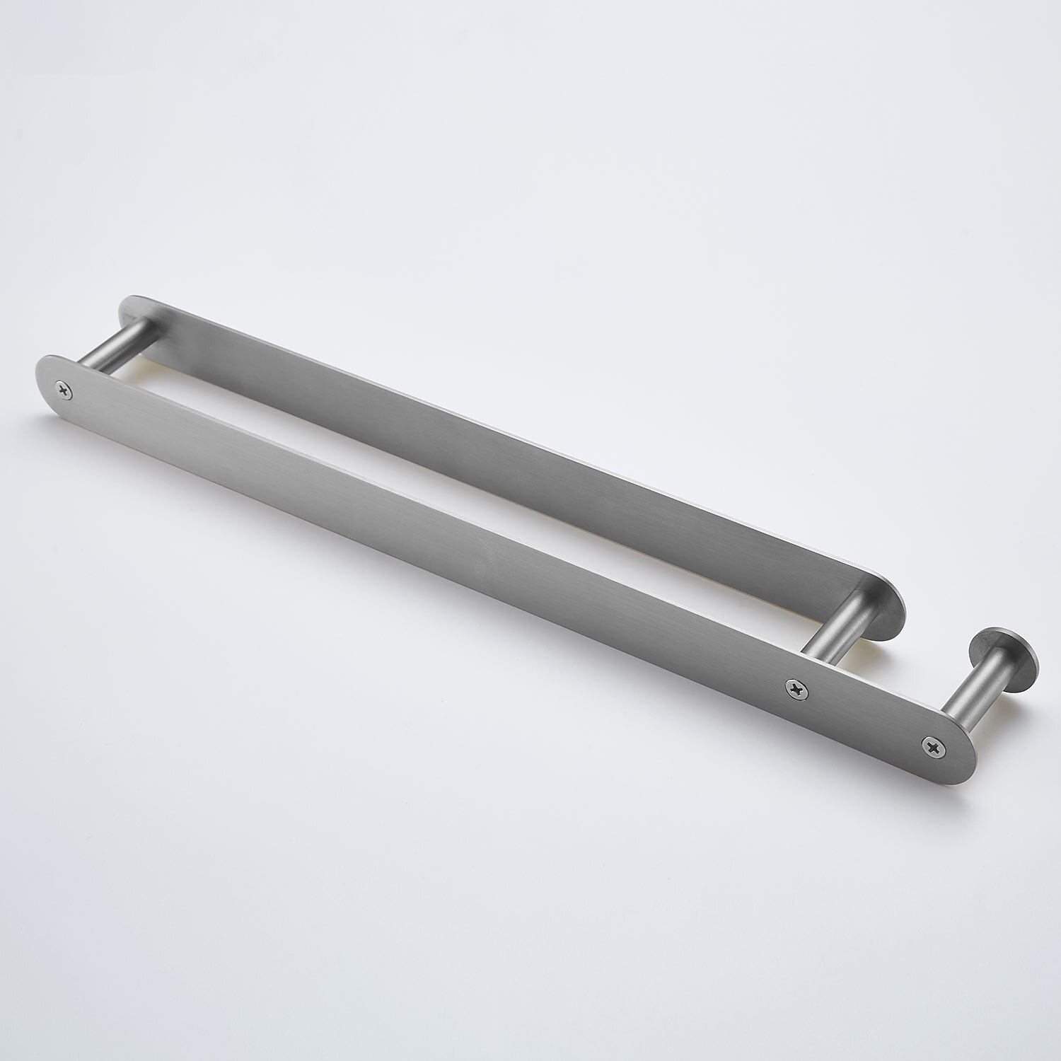 Brushed Multifunctional Towel Bar with Hook 304 Stainless Steel Electroplated, 40cm, Brushed, Bathroom and Kitchen Shelf Punch-free 2025 - $39.99 –P3
