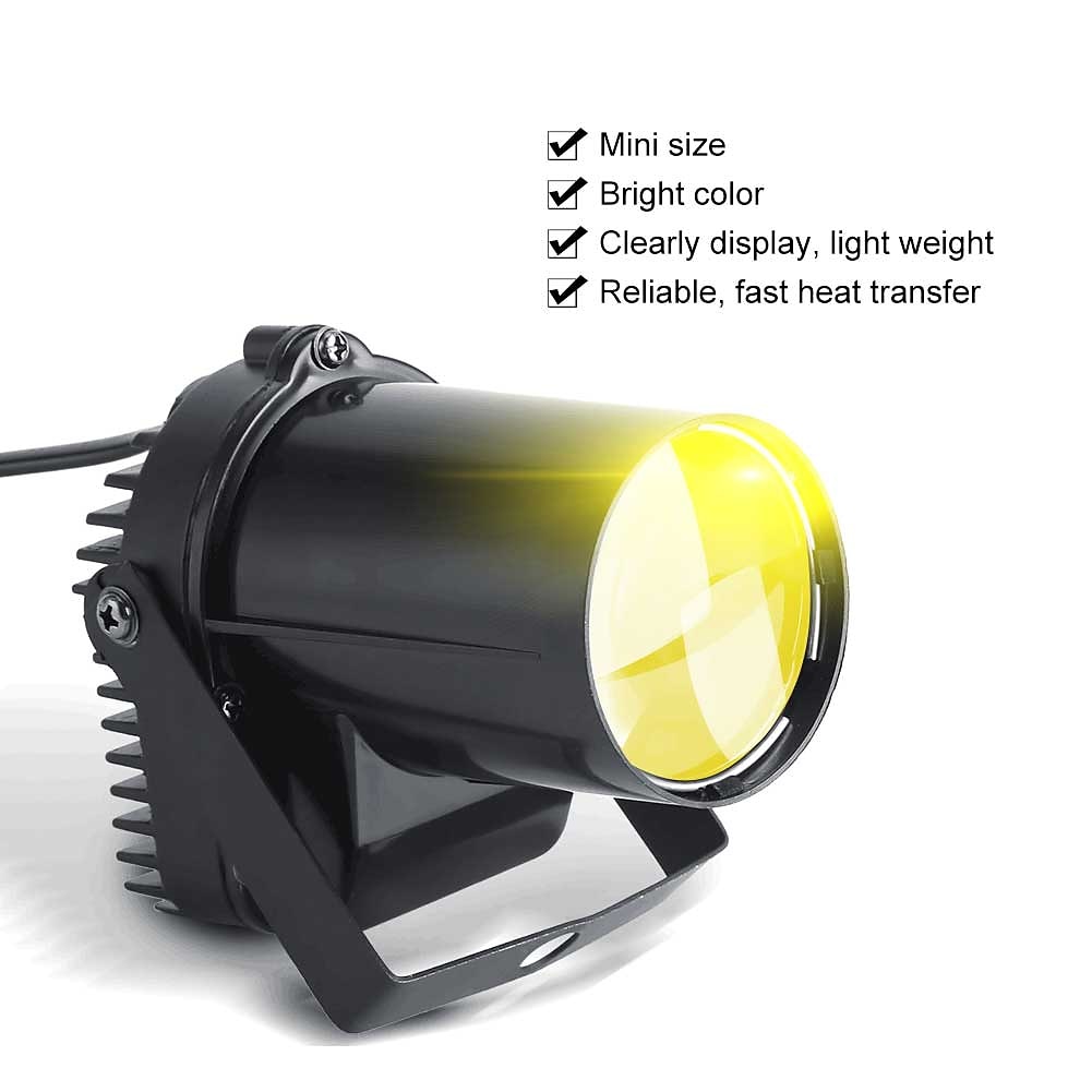 Party Lights Indoor Mini RGB Stage Light with White Yellow Light Beam LED Pinspot Stage Effect Light Disco Bar Party Accessories 2025 - $21.99 –P13