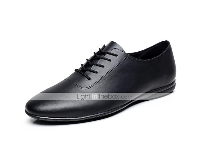 Herren Schuhe für den lateinamerikanischen Tanz Ballsaal Übe das Trainieren von Tanzschuhen Charakterschuhe Outdoor Flach, Ballerina Flacher Absatz Schnürsenkel Schwarz 2025 - $84.99 –P5