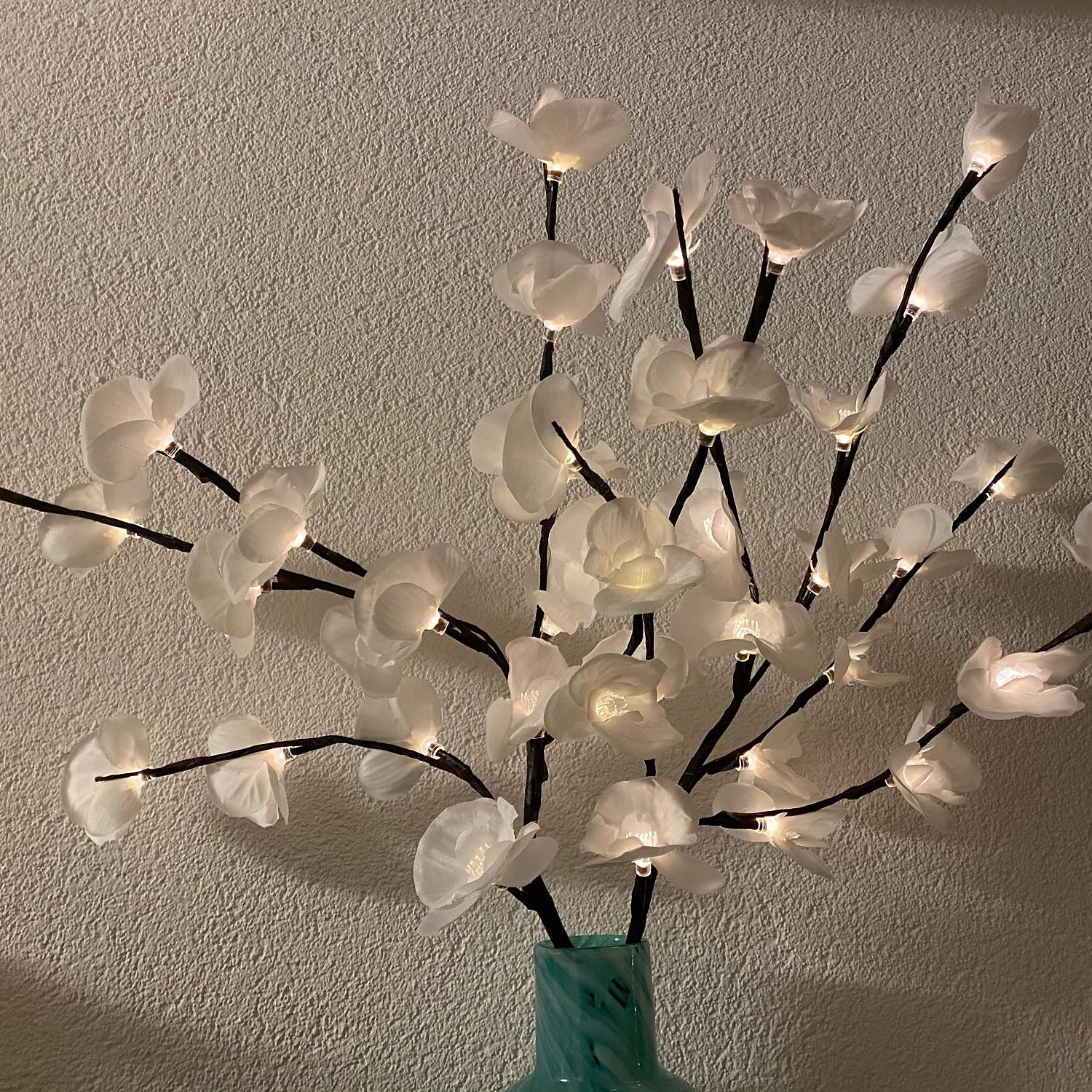 led phalaenopsis branch lamp 20 bulbs simulation orchid branch led fairy lights salice ramoscello light branch festa della mamma per la casa decorazione del giardino del 2025 a $13.99 –P9