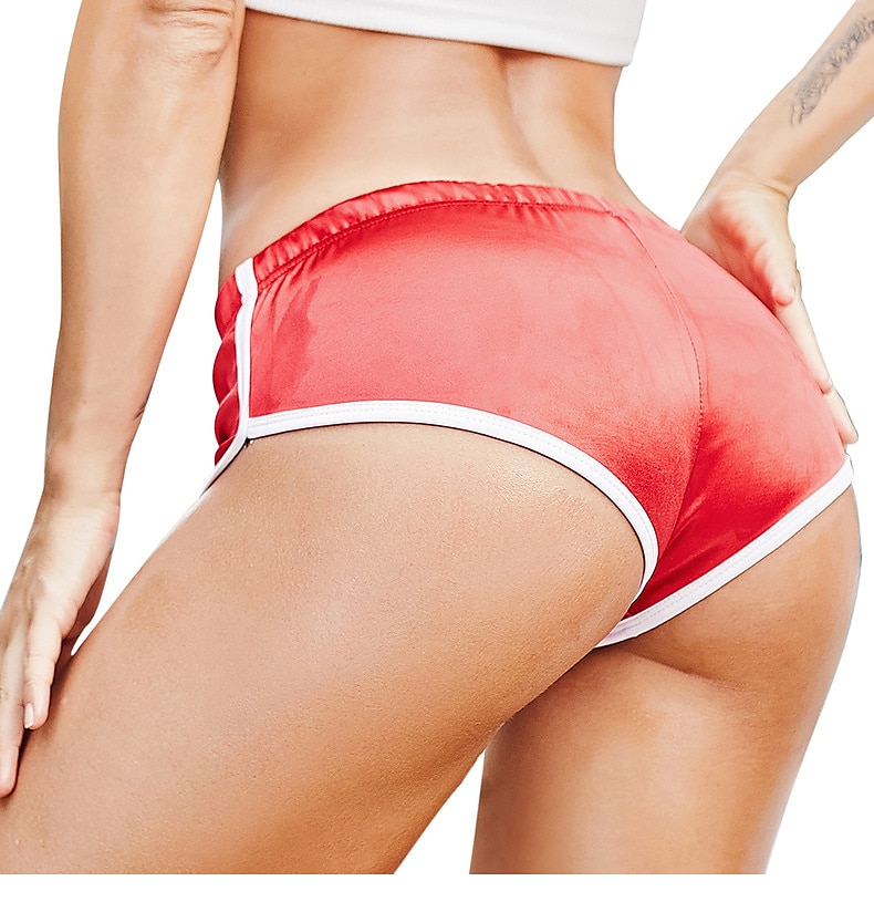 Femme Short Running Course Short Fitness Training Rayure-garniture Bas Athlétique Spandex Respirable Doux Séchage rapide Marathon Fonctionnement Le jogging Coupe ajustée Tenue de sport Tenues de Sport de 2025 ? $12.99 –P6