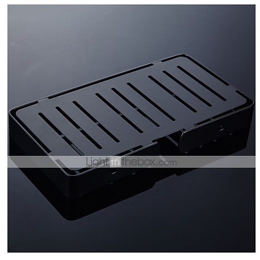 أطباق الصابون&amp; حوامل مجوفة من الستانلس ستيل الحديث 1 قطعة - حمام / حمام فندقي مفرد مثبت على الحائط / مستطيل 2026 - $32.99 –P4