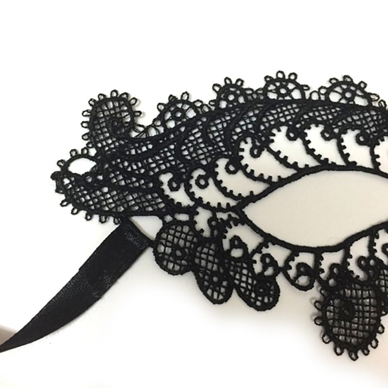 Goddess / Sexy Lady Halloween Props Adults' Christmas Women's Black Tactel / Lace Cosplay Accessories Masquerade Costumes / Eye Mask / Eye Mask 2025 - $14.99 –P5