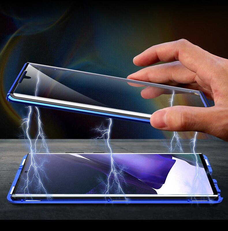 Phone Case For Samsung Galaxy S25 Ultra S24 S23 S22 S21 S20 Plus Ultra A54 A34 A14 A73 A53 A33 A72 S10 Note 20 Ultra 10 Plus A52 Full Body Case Magnetic Adsorption with Screen Protector Magnetic 2025 - $20.99 –P6