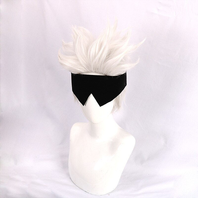 Synthetic Wig Natural Straight Short Bob Wig Short A1 A2 Synthetic Hair Men's Cosplay Party Fashion White Halloween Wigs 2025 - $29.99 –P2
