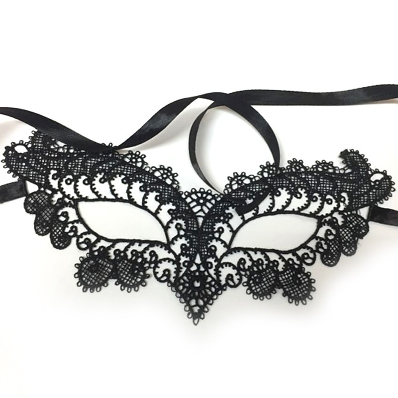 Goddess / Sexy Lady Halloween Props Adults' Christmas Women's Black Tactel / Lace Cosplay Accessories Masquerade Costumes / Eye Mask / Eye Mask 2025 - $14.99 –P1
